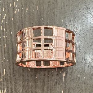 Rose Gold Geometric Cuff Bracelet